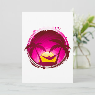 Invitation Une Femme Dans Un Hamac