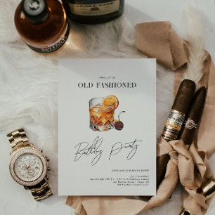Invitation Une fête d'anniversaire "à l'ancienne" Soirée co