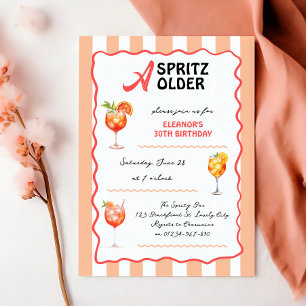 Invitation Une fête d'anniversaire Spritz pour tout âge