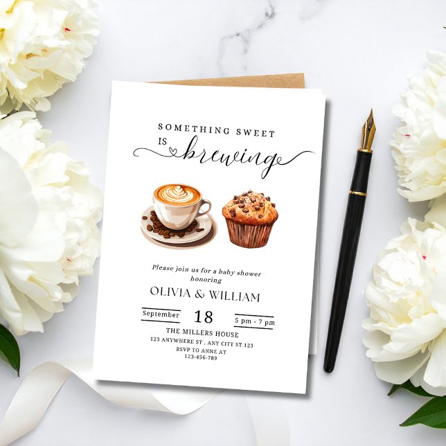 Invitation Une Fête de Bébé en Route Fête Prénatale Mixte (Créateur téléchargé)