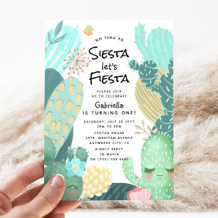 Invitation Une Fiesta Inoubliable ! 1er Anniversaire