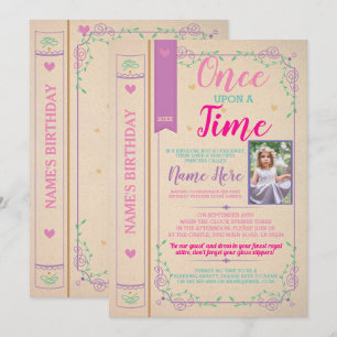 Invitation Une Fois, Histoire D'Un Livre D'Anniversaire Photo