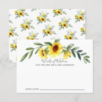 Une joyeuse mariée de tournesol jaune Words of Wis