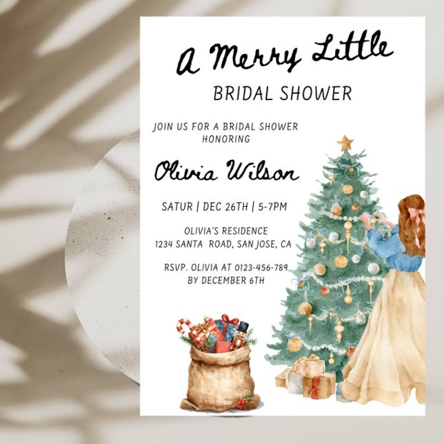 Invitation Une joyeuse petite fête de douche de mariée (Créateur téléchargé)
