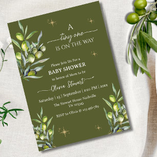 Invitation Une minuscule est en chemin Baby shower