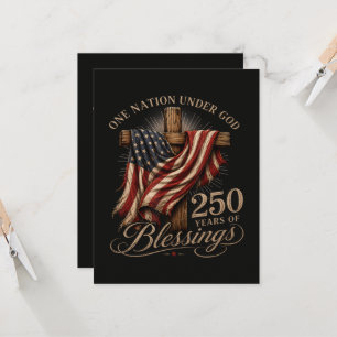 Invitation Une nation sous Dieu 250 ans