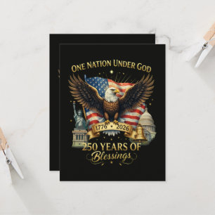 Invitation Une nation sous Dieu 250 ans