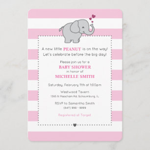 Invitation Une nouvelle petite arachide est sur le chemin ! -