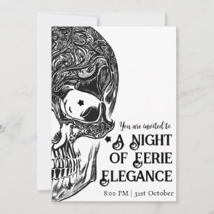 Invitation Une nuit de luxe Eerie Elegance Halloween
