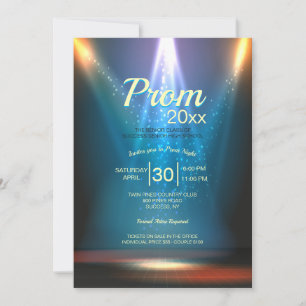 Invitation Une nuit pour se souvenir du bal de fin d'année