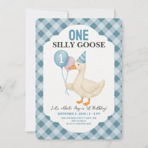 Invitation Une oie sotte 1er anniversaire