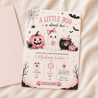 Invitation Une petite apparition est presque arrivée Fête pré