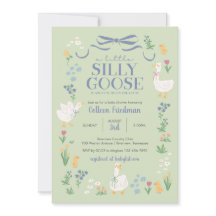 Une petite Baby shower d'oie stupide