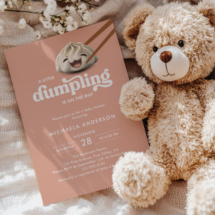 Invitation Une petite boulette arrive Baby Shower