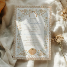 Une petite cabane de citrouille pour Baby Shower