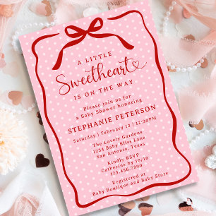 Invitation Une petite chérie est en route Fête prénatale pour