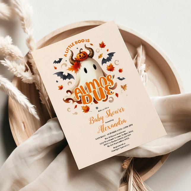 Invitation Une petite chouette est presque arrivée Fête préna (Créateur téléchargé)