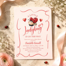 Une petite coccinelle est en route Baby Shower