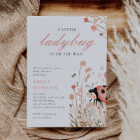 Une Petite coccinelle Sur Le Chemin Du Baby shower