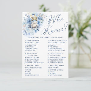 Invitation Une Petite Douche Bleue Prince Royal Qui Sait ?