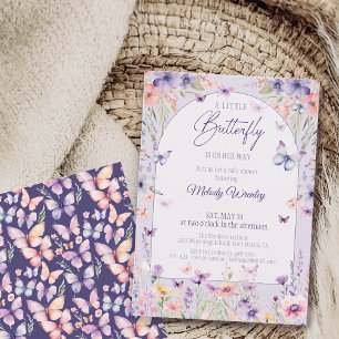 Invitation Une petite fée arrive Baby Shower