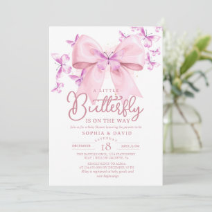 Invitation Une petite fée est en route Baby Shower