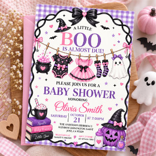 Invitation Une petite fée est presque arrivée Baby Shower Hal