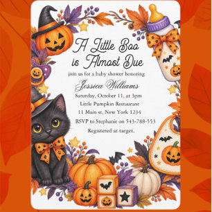 Invitation Une petite fée est presque due Fête prénatale Hall