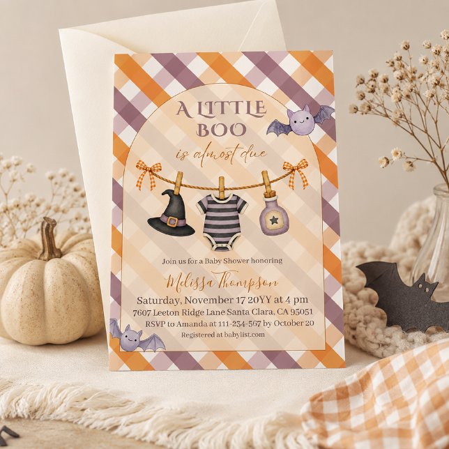 Invitation Une petite fée Halloween Corde à linge pour bébé S (Créateur téléchargé)