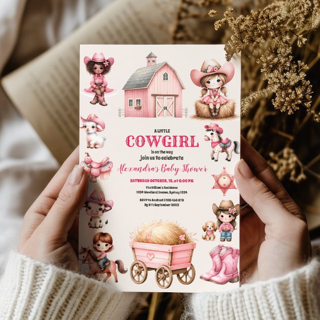 Invitation Une Petite Femme Est En Route ! Baby shower de rod (Créateur téléchargé)