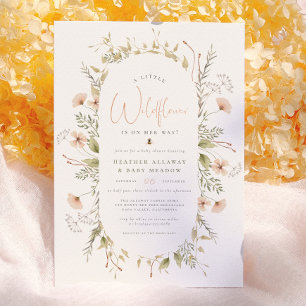 Invitation Une petite fille sauvageonne bohème Baby Shower