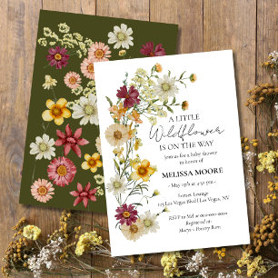 Invitation Une petite fille Wildflower