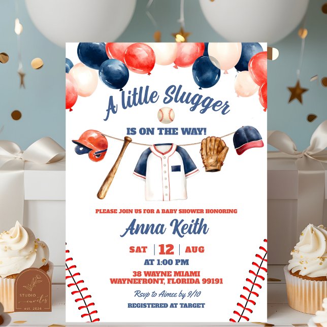 Invitation Une petite frappe arrive Baby Shower (Créateur téléchargé)