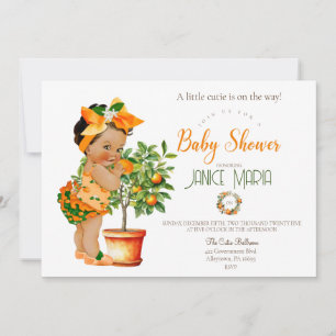 Invitation Une petite mignonne se trouve sur le chemin Baby s