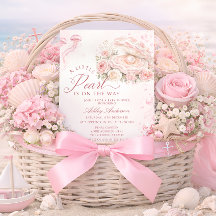 Une petite perle sous la Baby Shower de la mer