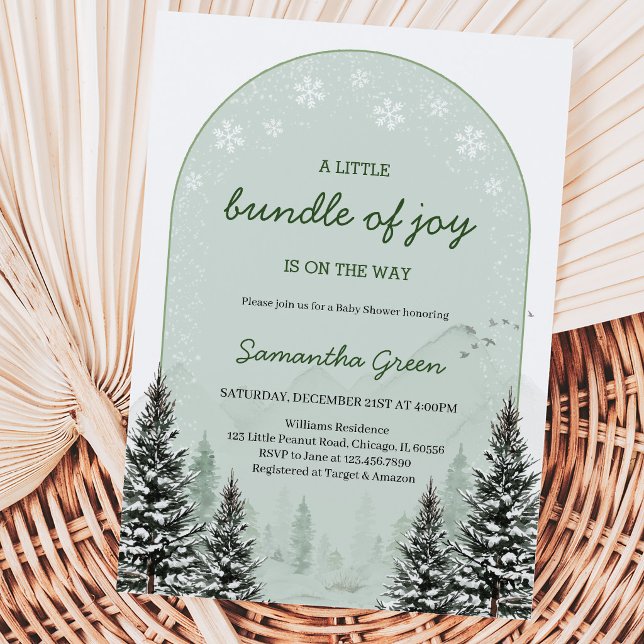 Invitation Une Petite Poignée de Joie Baby Shower (Créateur téléchargé)