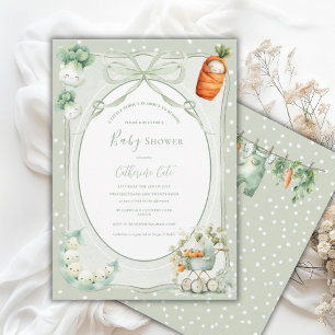 Invitation Une petite pousse est en route Baby Shower
