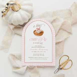 Invitation Une petite tarte mignonne est en route Baby Shower