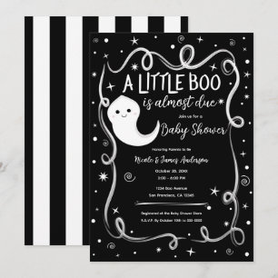 Invitation Une petite terreur est presque arrivée Baby Shower