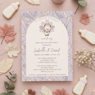 Invitation Une petite Turquie est sur le chemin du Baby showe