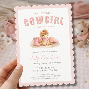 Invitation Une petite vache adorée est en route Baby Shower