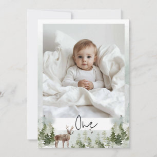 Invitation Une photo Ma première année Personnalisé