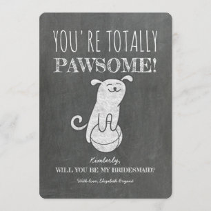 Invitation Une proposition de servante d'accueil complètement