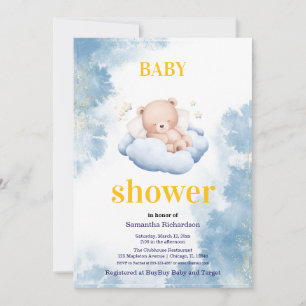 Invitation Une réception pour notre petit ours
