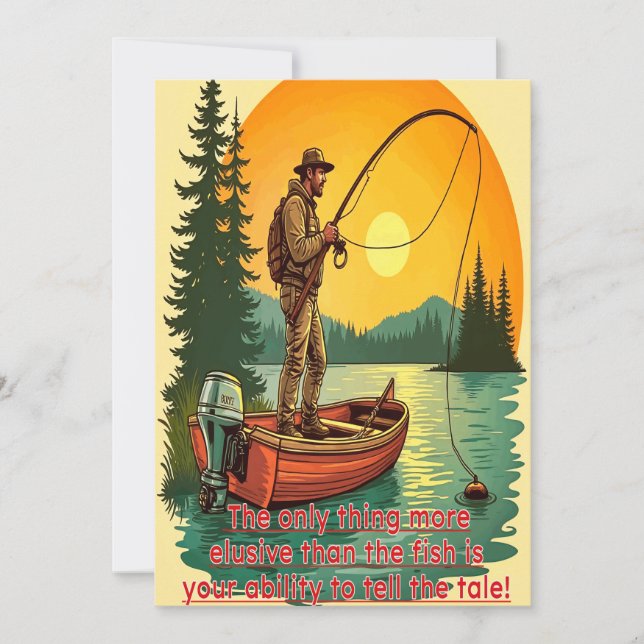 Invitation Une retraite de pêcheurs (Devant)