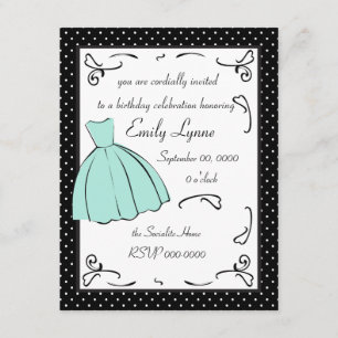 Invitation Une robe esquissée