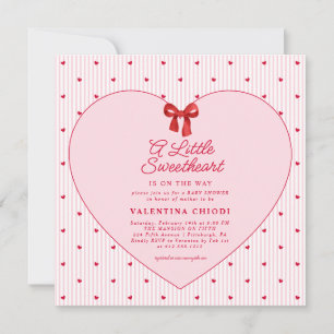 Invitation Une Saint-Valentin de petit chéri Fête de Bébé Coq