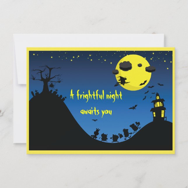 Invitation Une Soirée Réconfortante - (Devant)