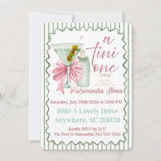 Invitation Une toute petite fille