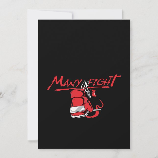 Invitation Une vie Plusieurs combats (Devant)